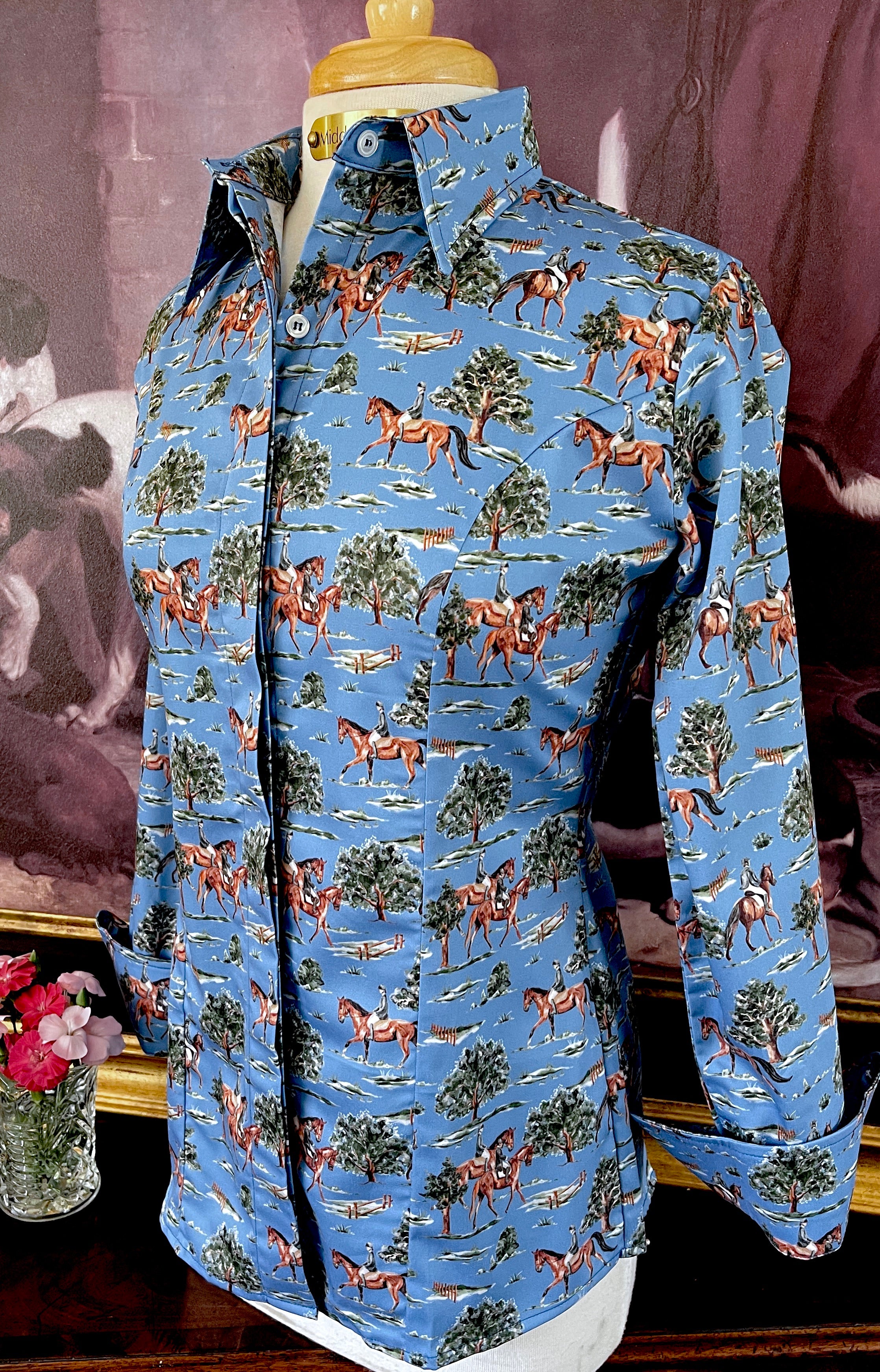 RIVER ROAD SHIRT IN CORNFLOWER
