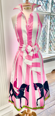 PADDOCK PARADE SKIRT IN PERFECT PINK (PAIRED PERFECTLY WITH THE PADDOCK STRIPE SHIRT IN PERFECT PINK WITH SASH, SOLD SEPARATELY)