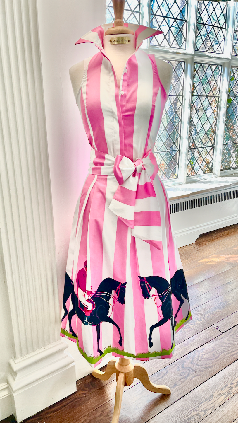 PADDOCK PARADE SKIRT IN PERFECT PINK (PAIRED PERFECTLY WITH THE PADDOCK STRIPE SHIRT IN PERFECT PINK WITH SASH, SOLD SEPARATELY)