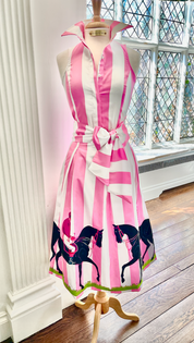 PADDOCK PARADE SKIRT IN PERFECT PINK (PAIRED PERFECTLY WITH THE PADDOCK STRIPE SHIRT IN PERFECT PINK WITH SASH, SOLD SEPARATELY)