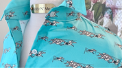 TIFFANY RACE HORSES DRESS WITH SASH