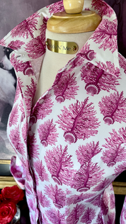 SEA BLOOMS SHIRT IN ROSEINE