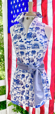 COUNTRY LIVING TUNIC IN NAVY