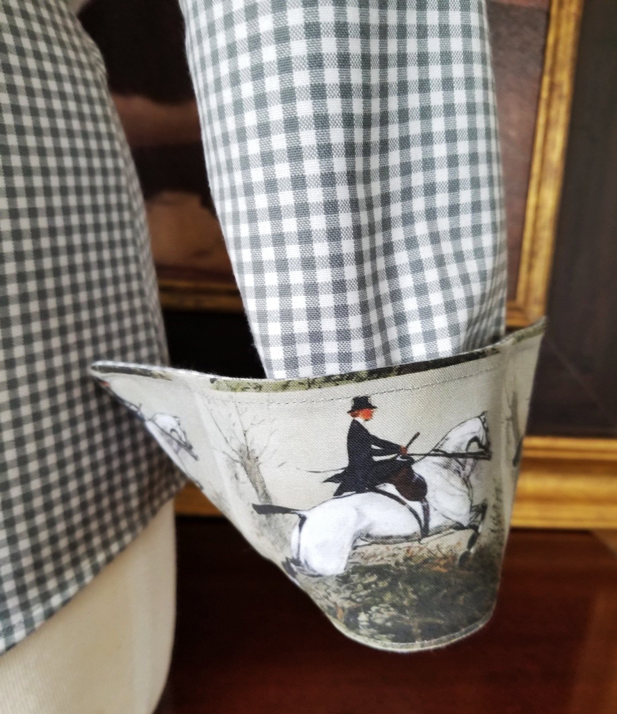 LADY GREY ON GREY GINGHAM - Middy N' Me