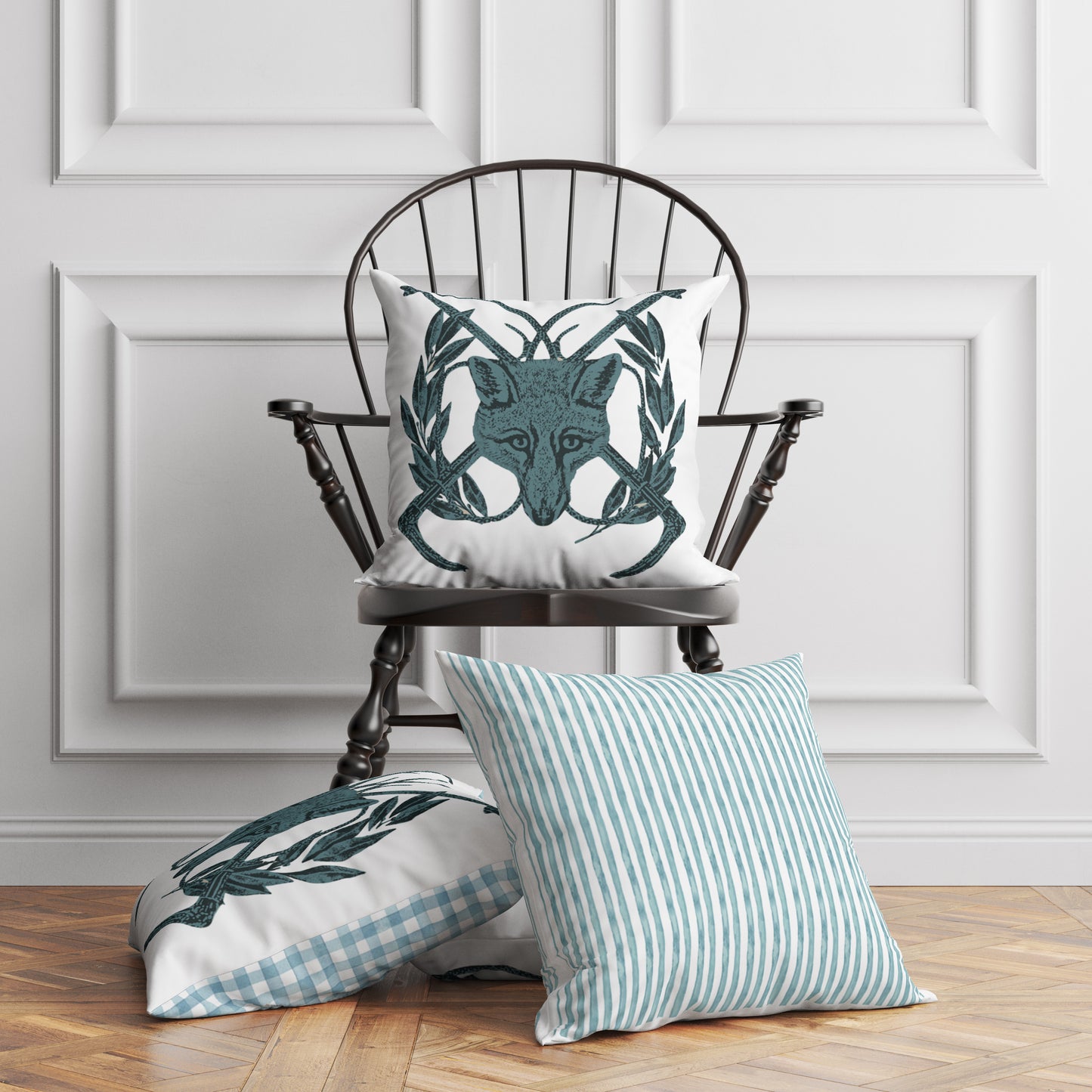 KESWICK PILLOW IN TEAL - Middy N' Me