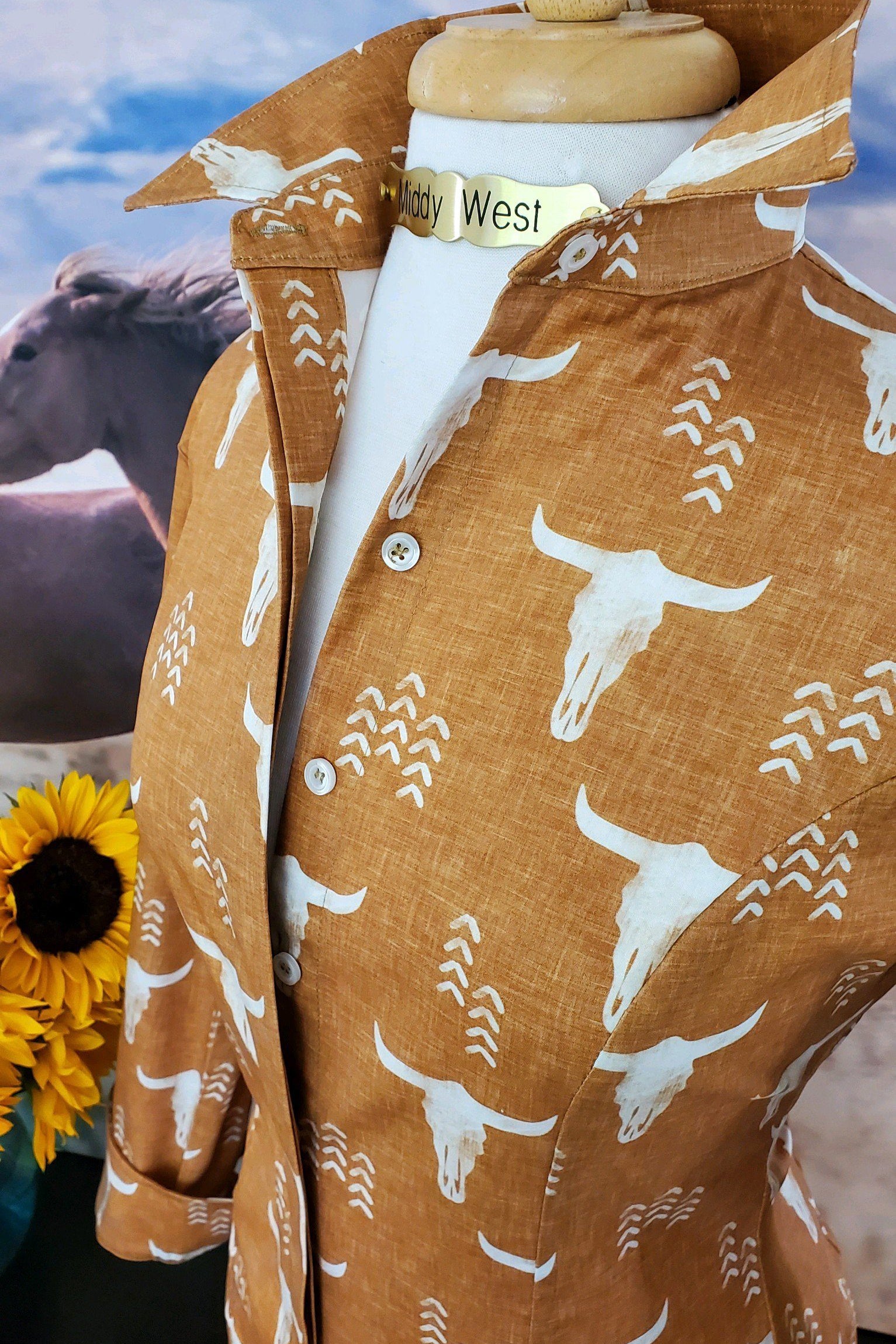 SONORAN SHIRT IN BRONZE - Middy N' Me