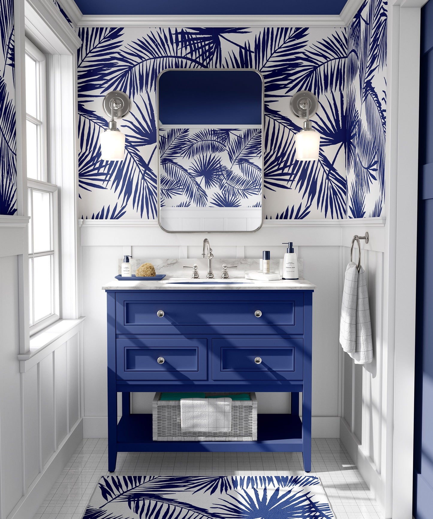 KEY WEST IN NAVY WALLPAPER - Middy N' Me