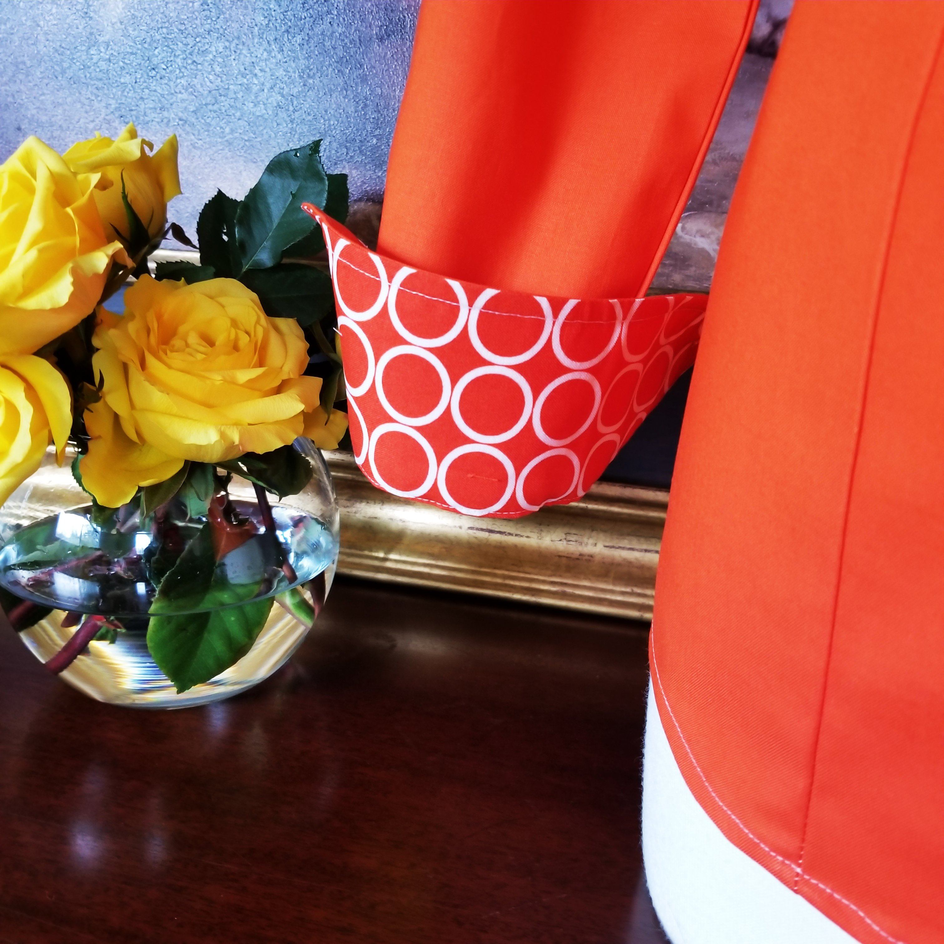 LAUREN SHIRT IN TANGERINE - Middy N' Me