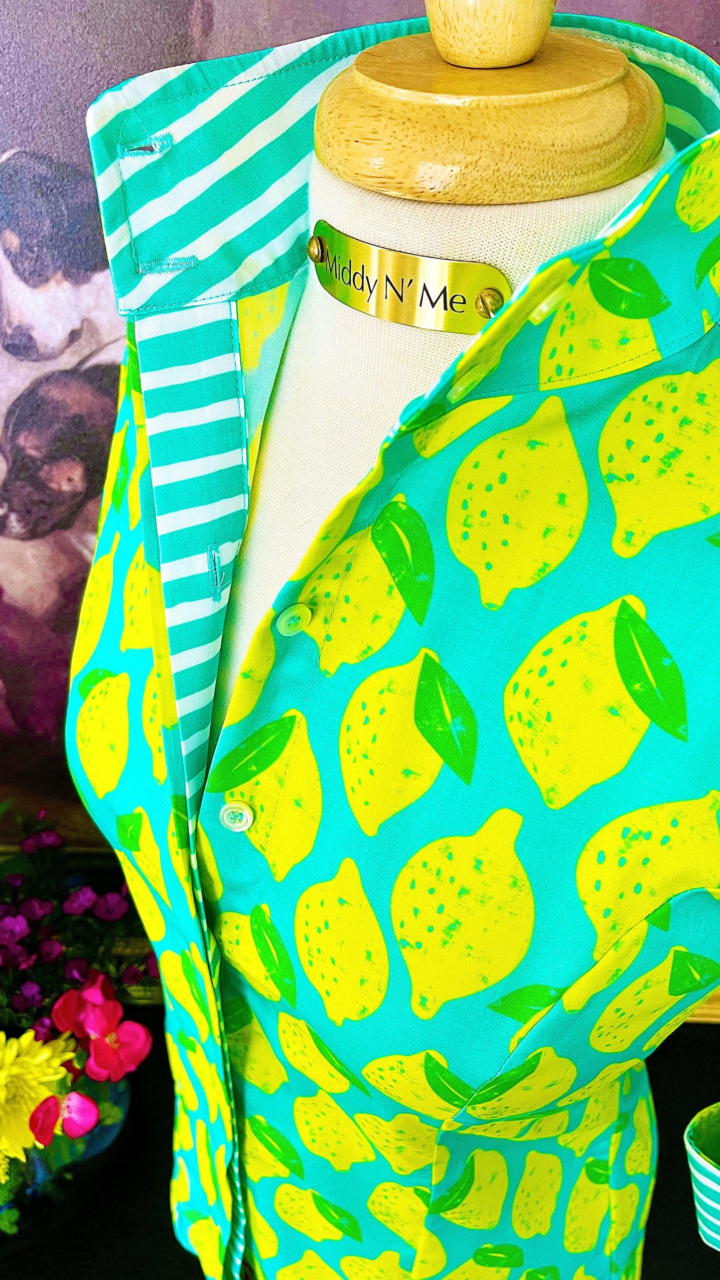LEMON LOVE IN TURQUOISE - Middy N' Me