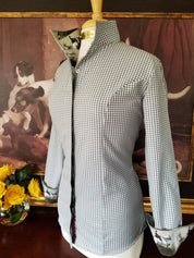 LADY GREY ON GREY GINGHAM - Middy N' Me