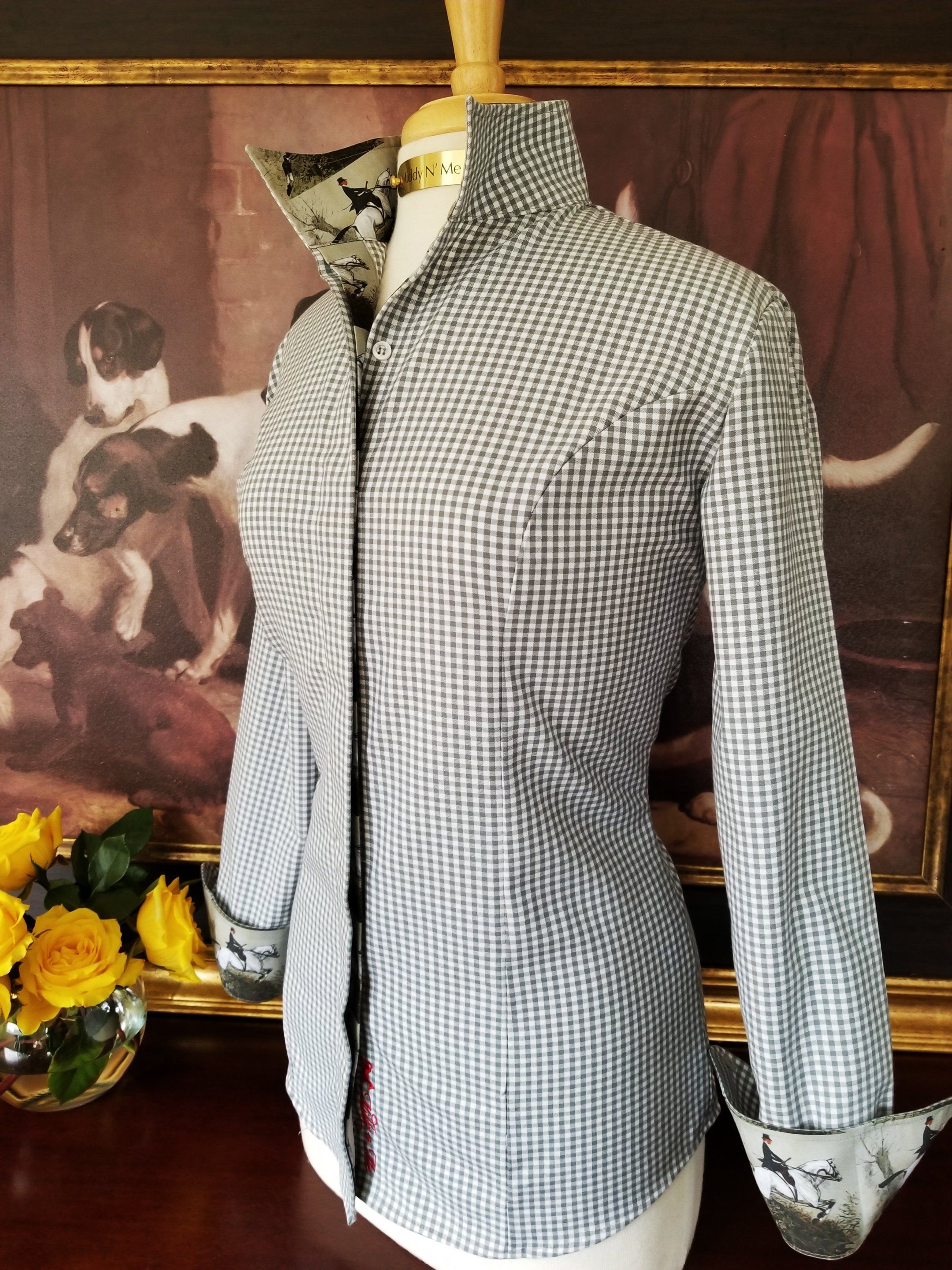 LADY GREY ON GREY GINGHAM - Middy N' Me