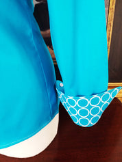 LAUREN SHIRT IN LAGOON - Middy N' Me