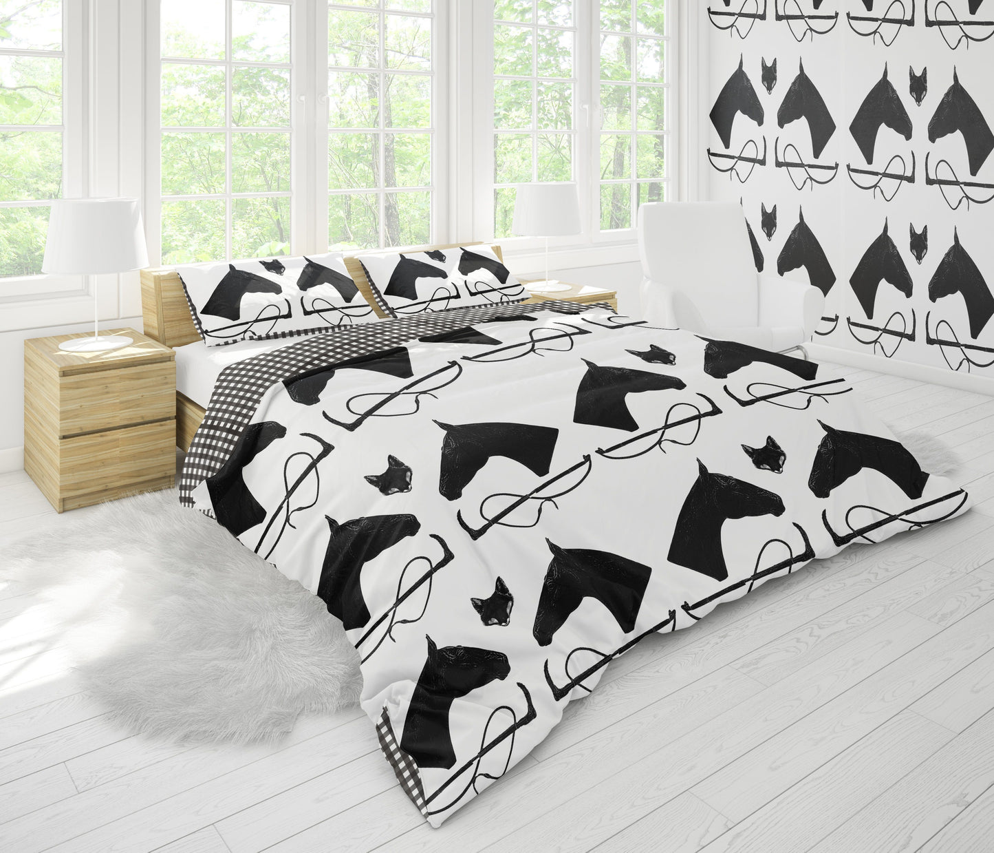 MILLBROOK DUVET IN BLACK - Middy N' Me