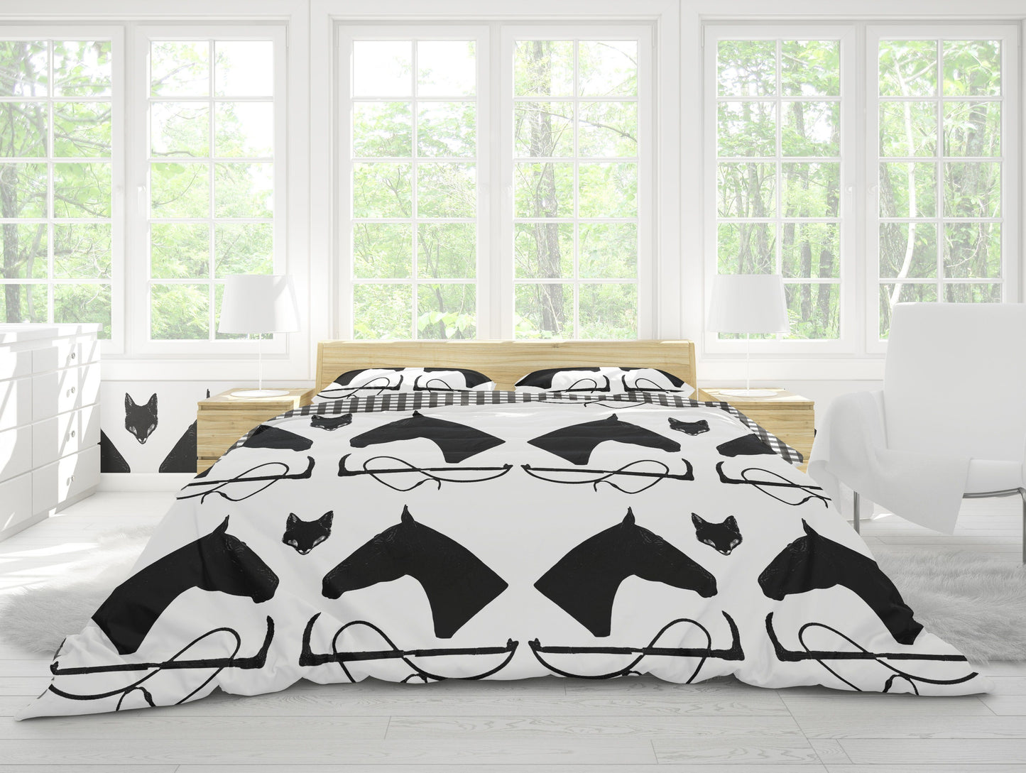 MILLBROOK DUVET IN BLACK - Middy N' Me