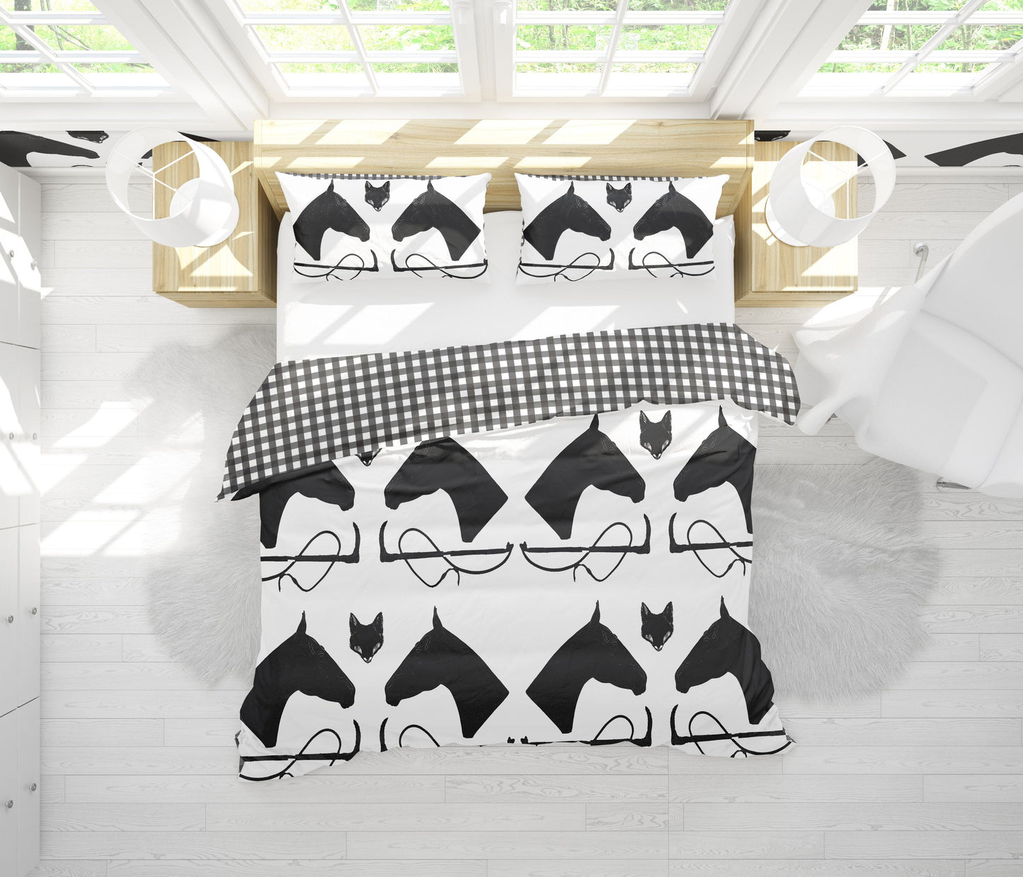 MILLBROOK DUVET IN BLACK - Middy N' Me