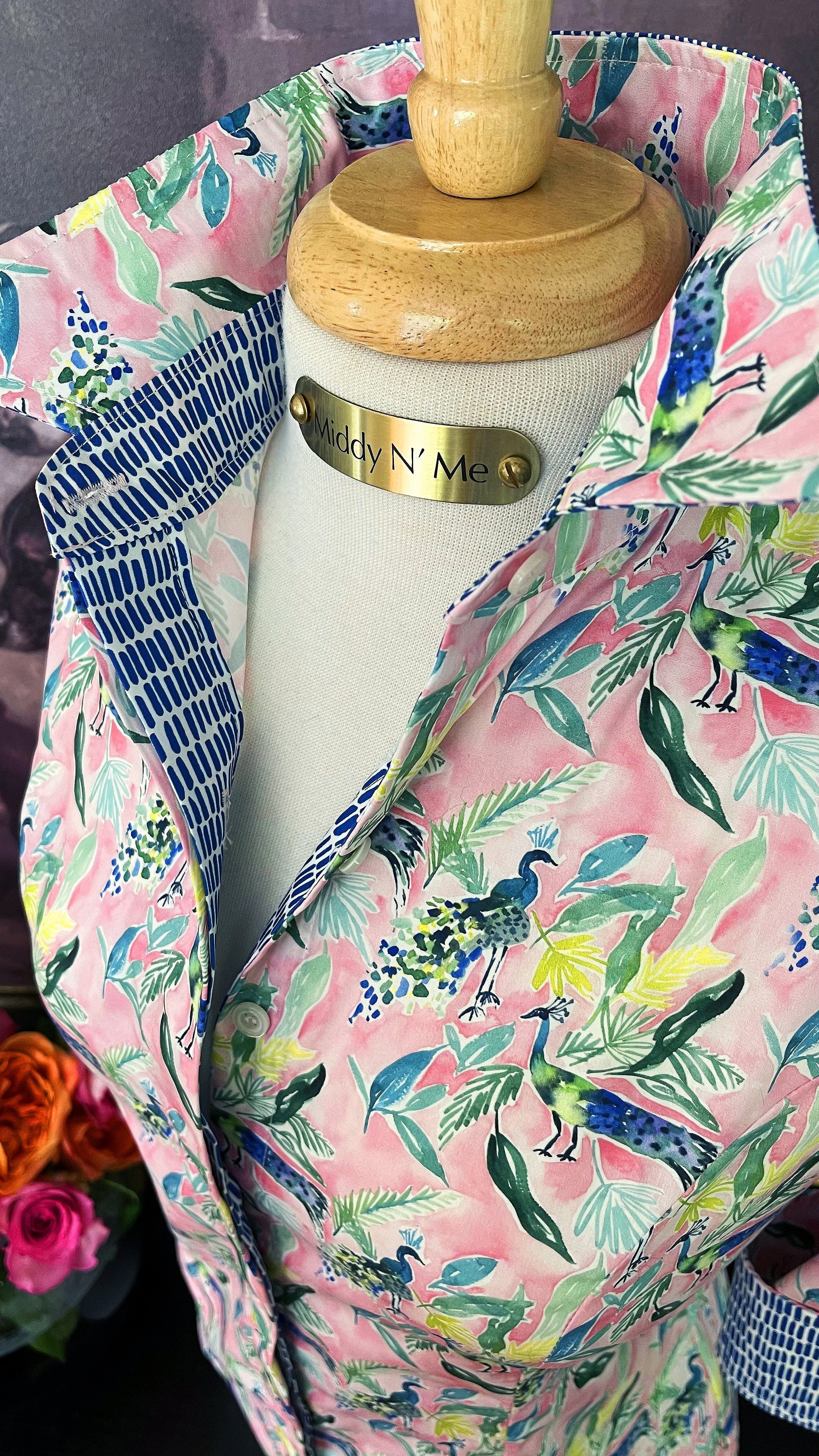 CHARLOTTE SHIRT IN PEACOCK - Middy N' Me