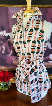 CHAMPAGNYA SHIRT WITH SASH - Middy N' Me