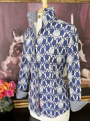 SEA ISLAND SHIRT IN NAVY - Middy N' Me