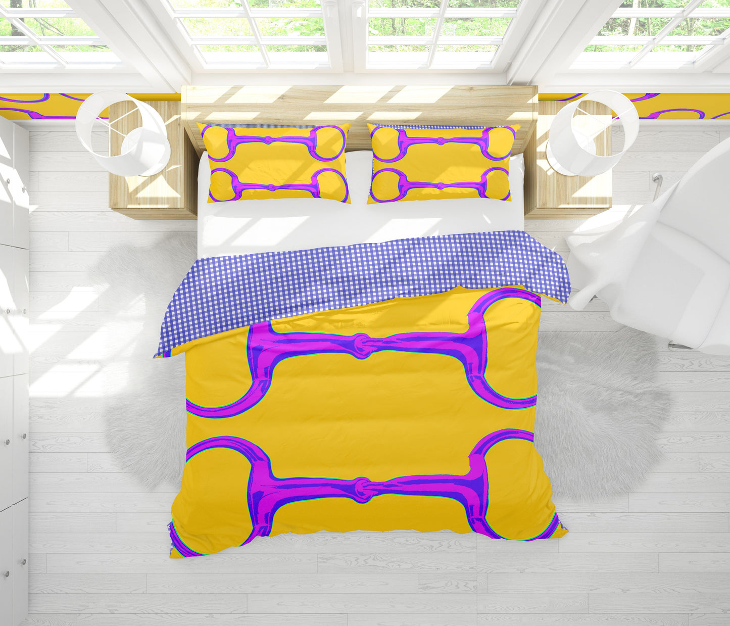 SUMMER SNAFFLES DUVET IN PINEAPPLE - Middy N' Me