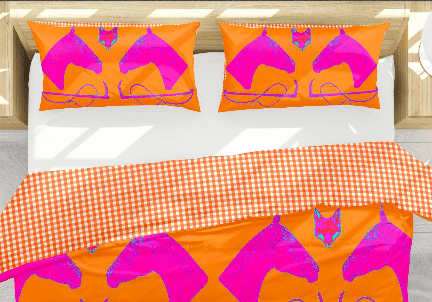 MILLBROOK DUVET IN TANGERINE - Middy N' Me