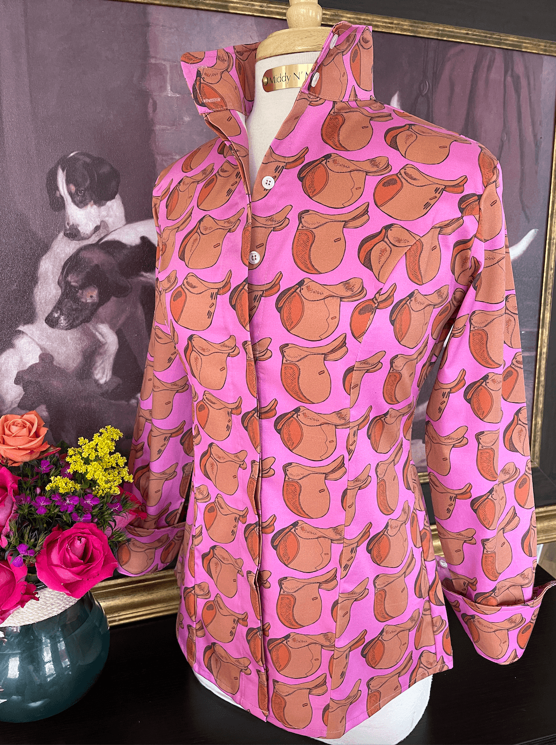 LA SELLE SHIRT IN ROSE - Middy N' Me
