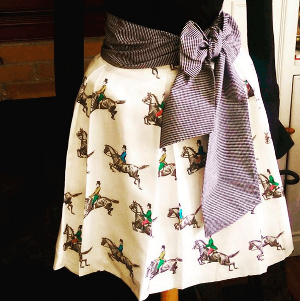 GONE RIDING SKIRT IN CHAMPAGNE - Middy N' Me