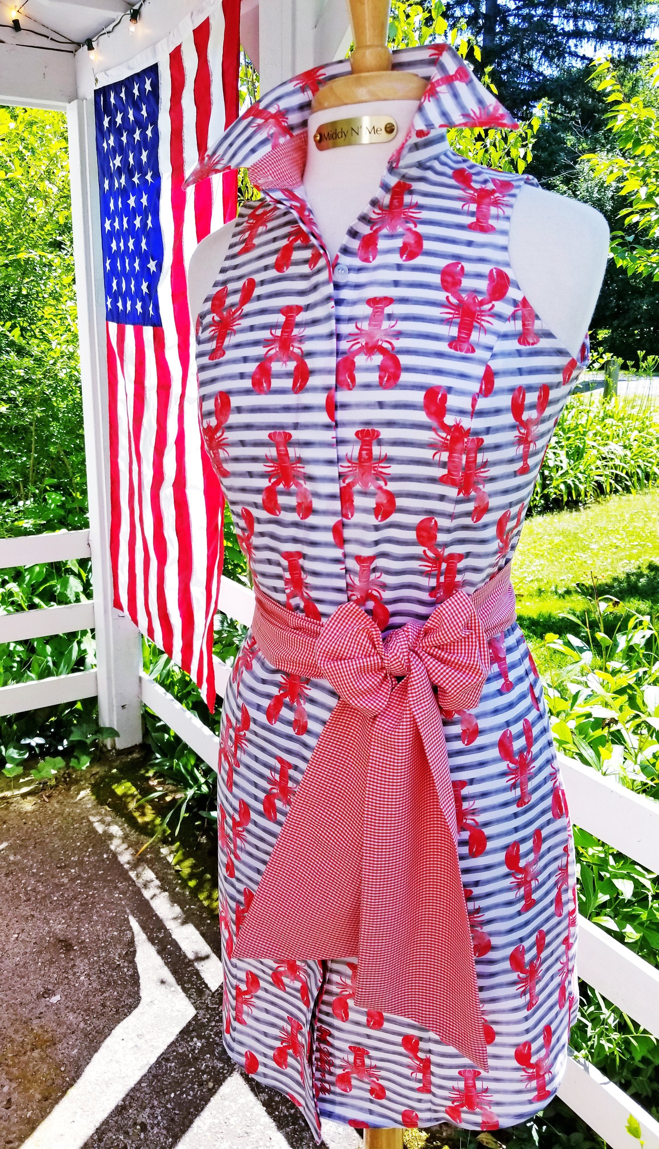 THE LITTLE LOBSTER DRESS - Middy N' Me