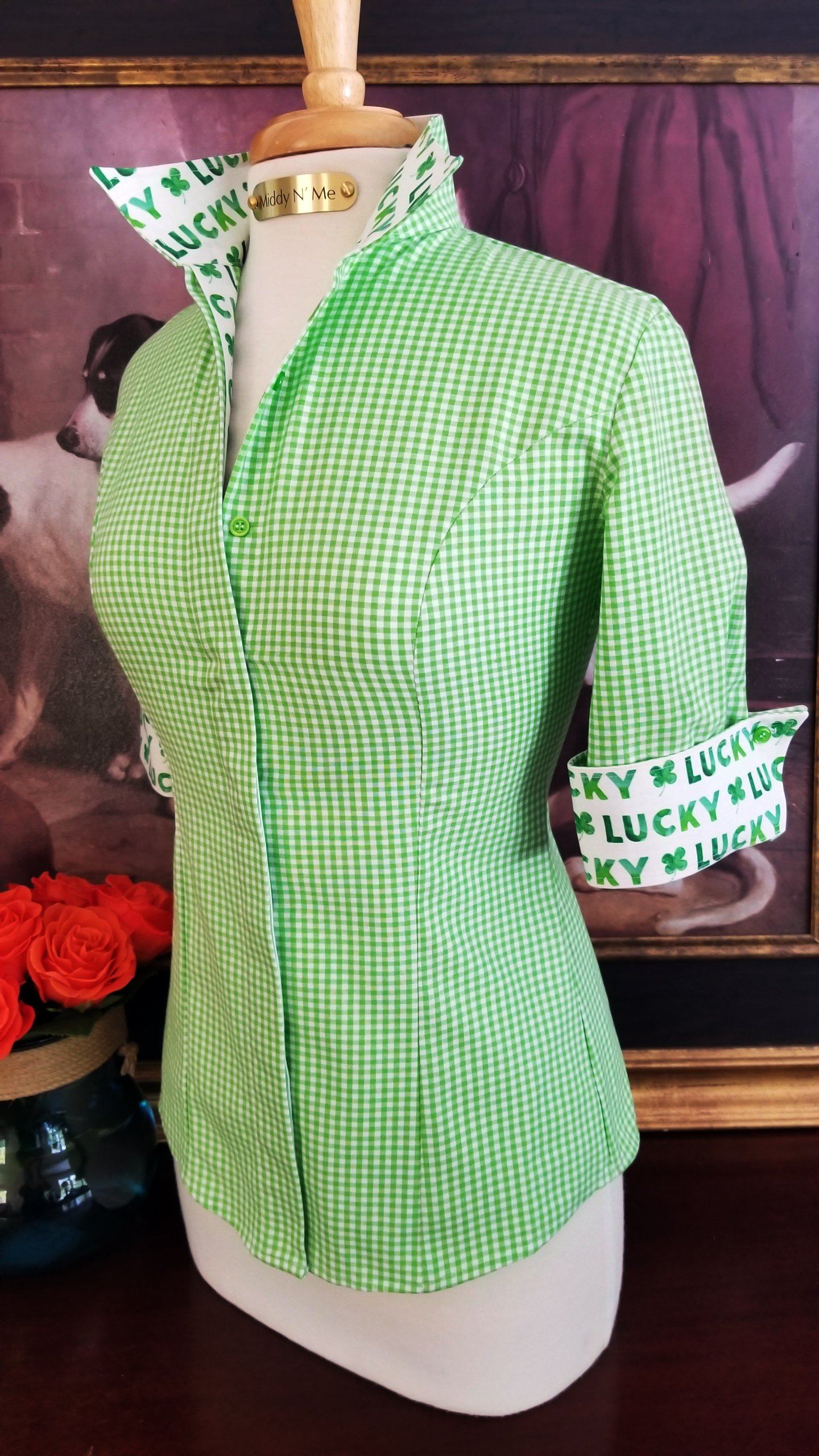 THERESE SHIRT IN CLOVER - Middy N' Me