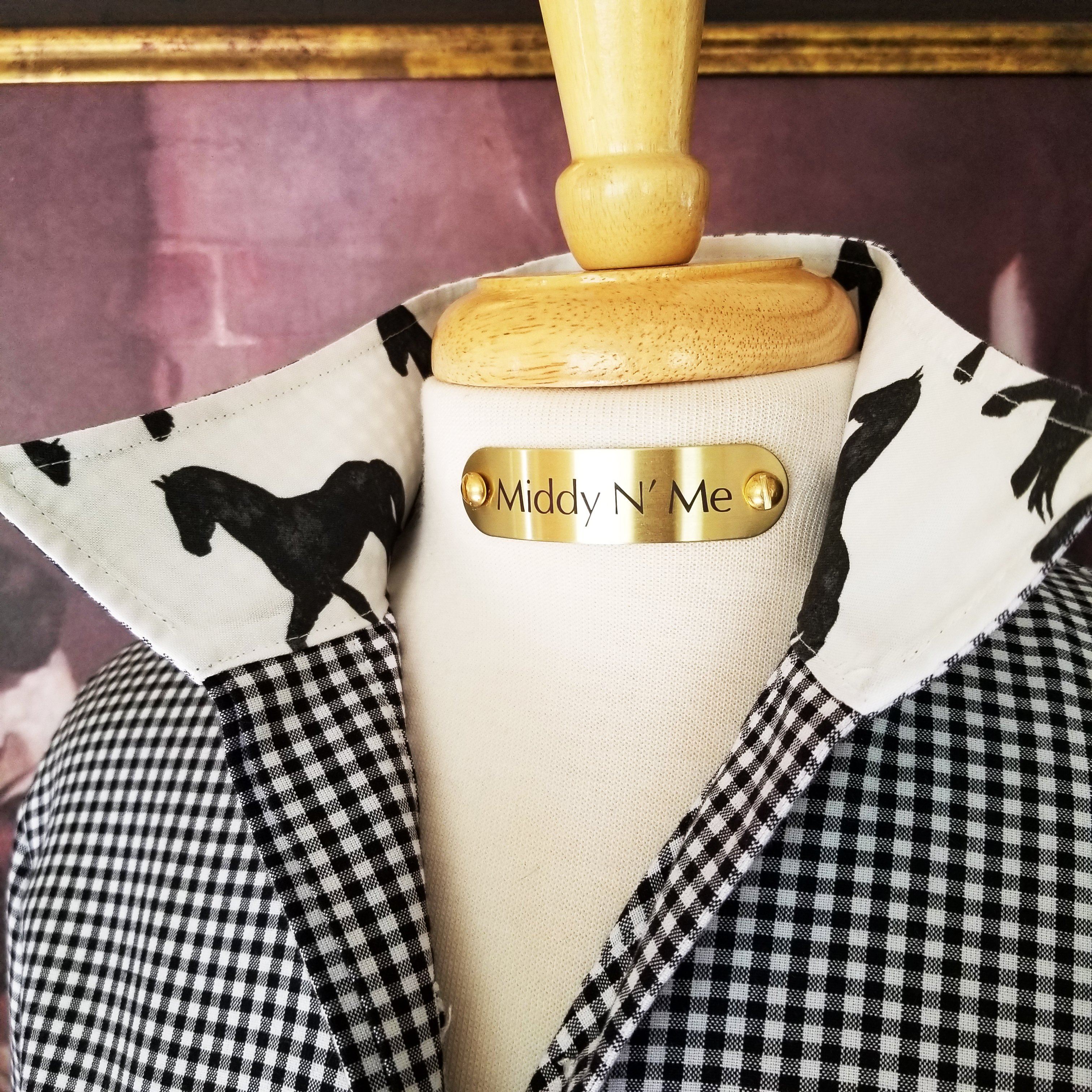 TSJESSE SHIRT IN BLACK GINGHAM - Middy N' Me