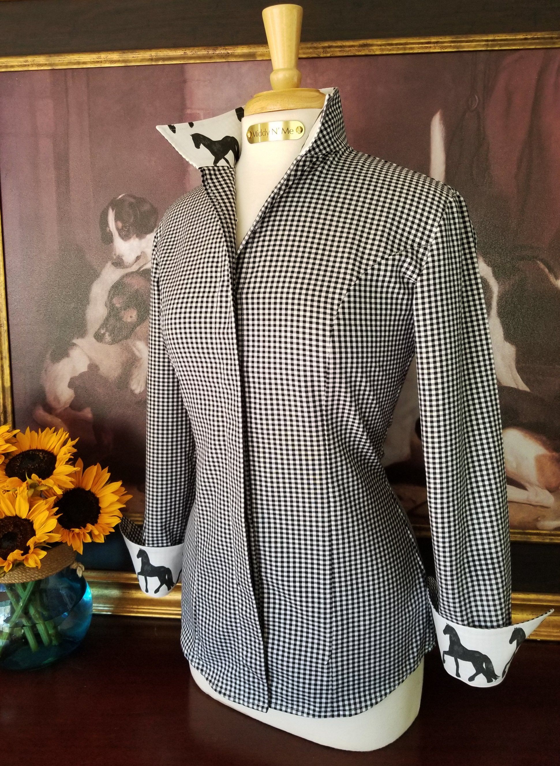 TSJESSE SHIRT IN BLACK GINGHAM - Middy N' Me