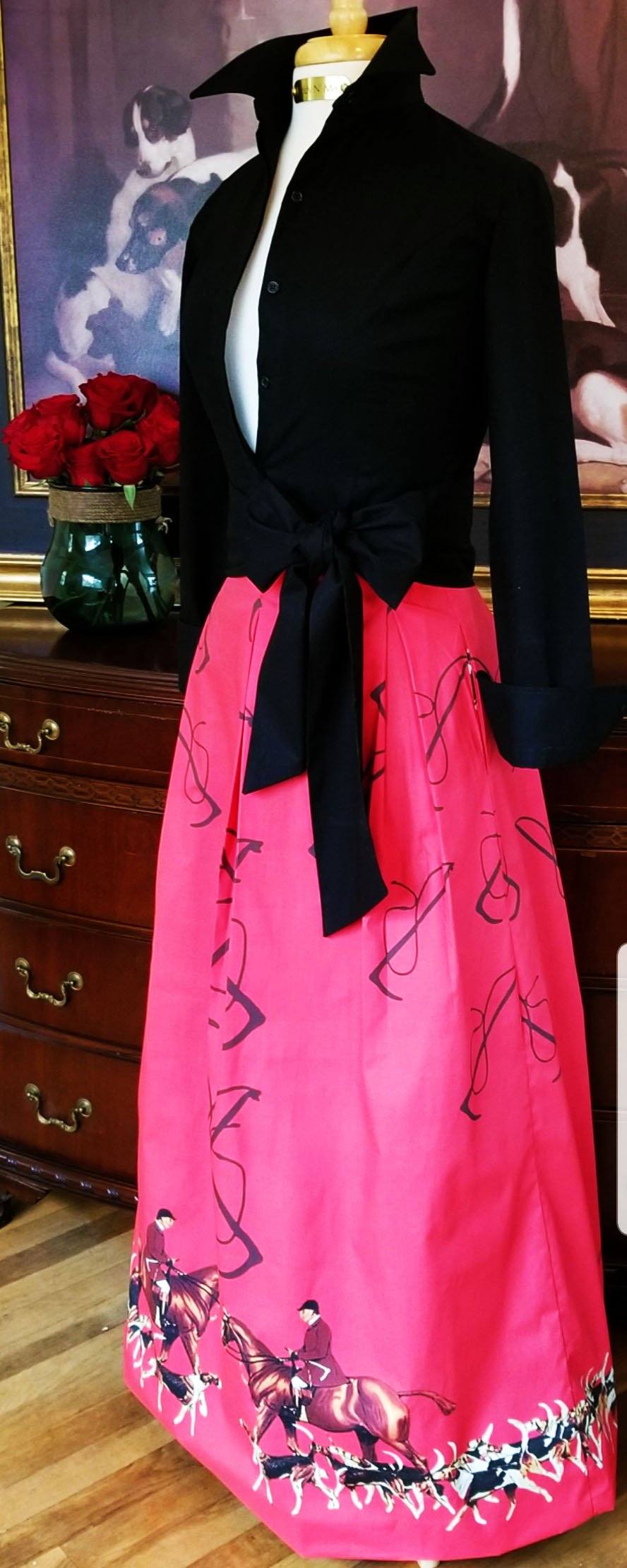 "THE PACK" SKIRT IN SCARLET - Middy N' Me