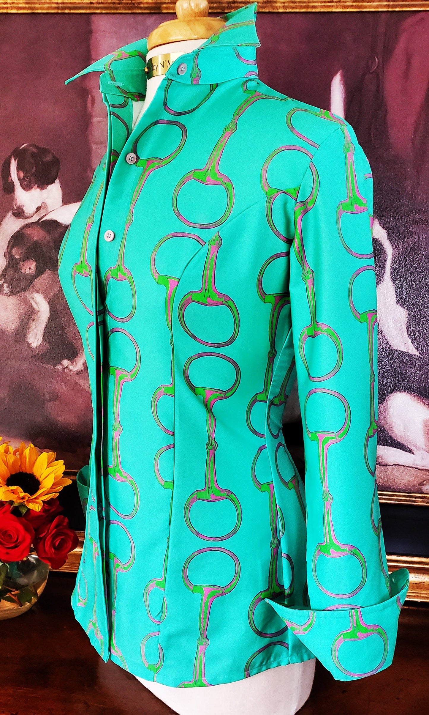 LIME SNAFFLES ON TURQUOISE - Middy N' Me