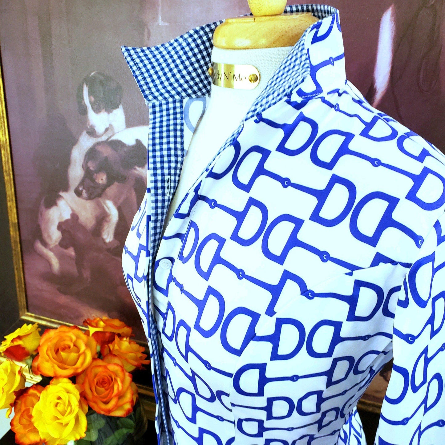 UPPERVILLE SHIRT IN NAVY - Middy N' Me