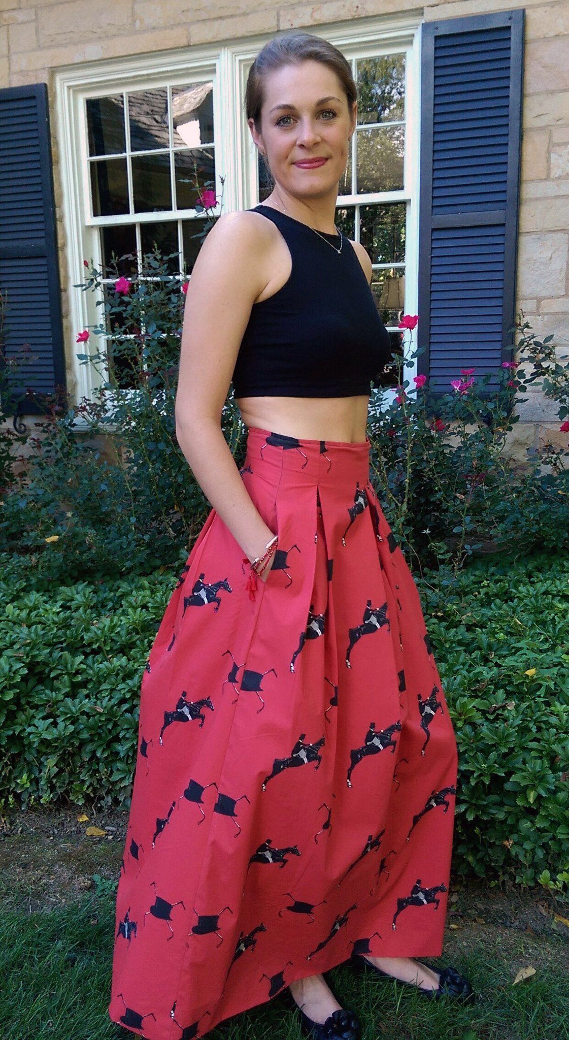 MAUREEN SKIRT IN POPPY - Middy N' Me