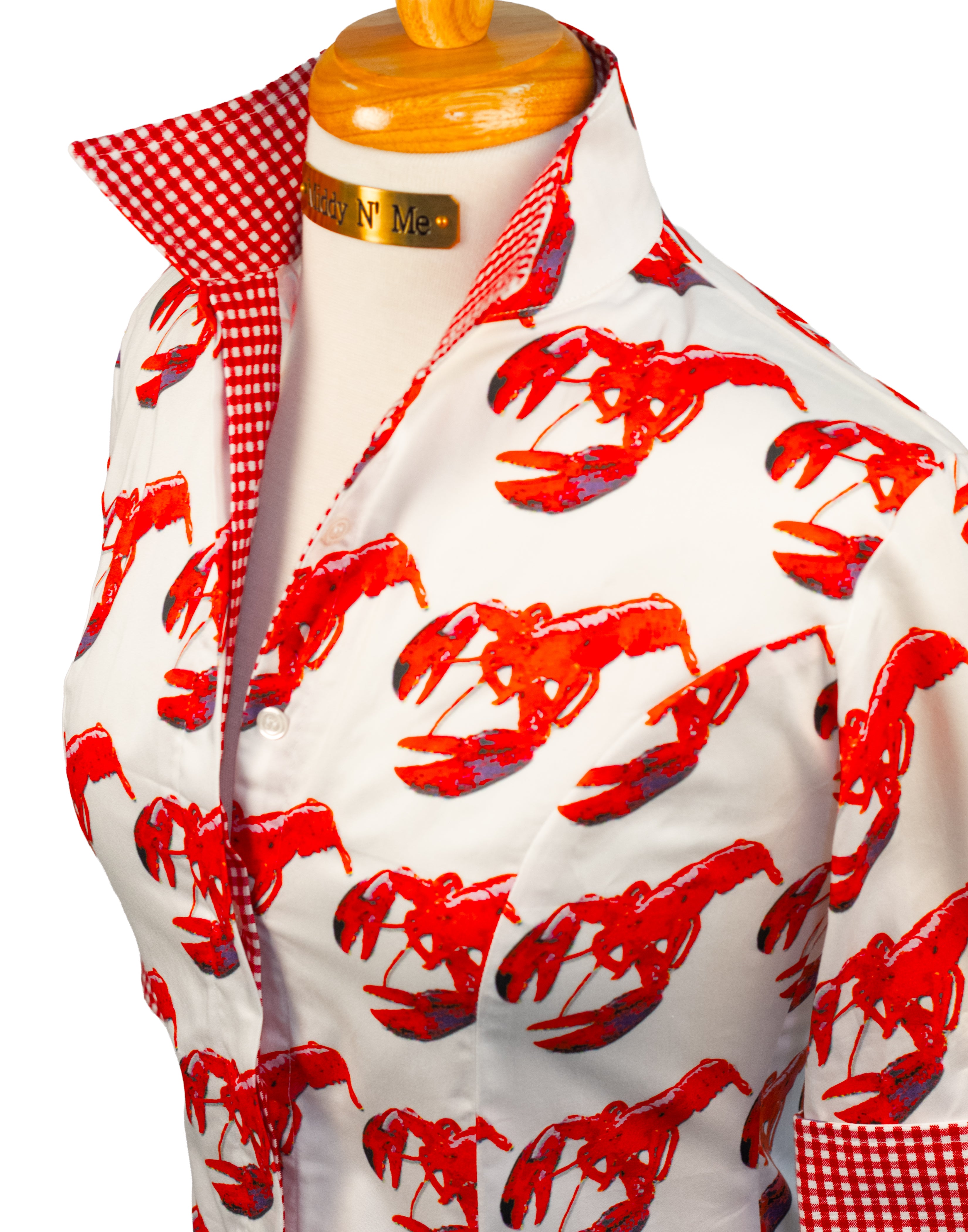 LOBSTA LOVE SHIRT IN RED