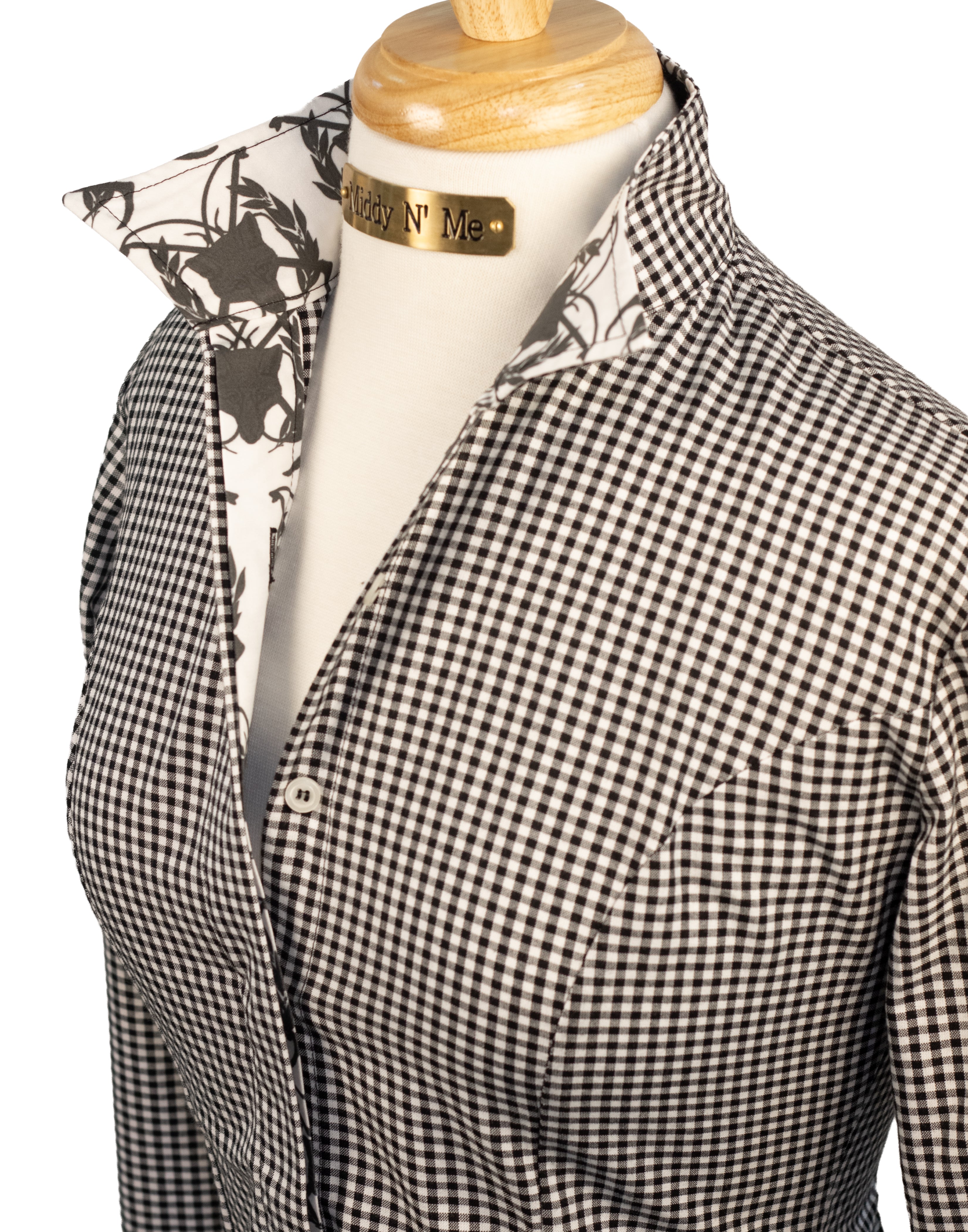 KESWICK SHIRT ON BLACK GINGHAM