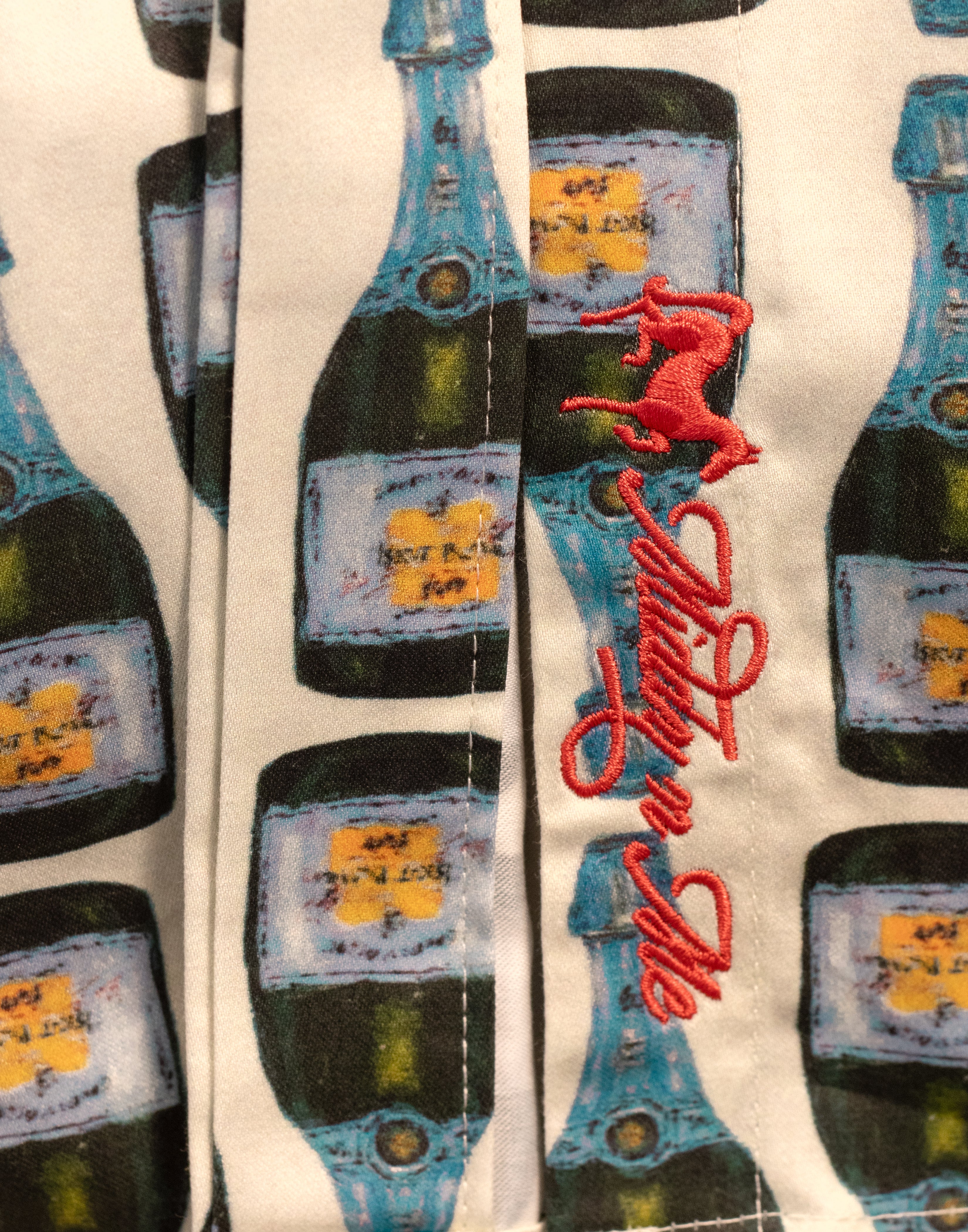 CHAMPAGNYA SHIRT IN BLUE / SIZE 4 / 28" / LONG SLEEVE