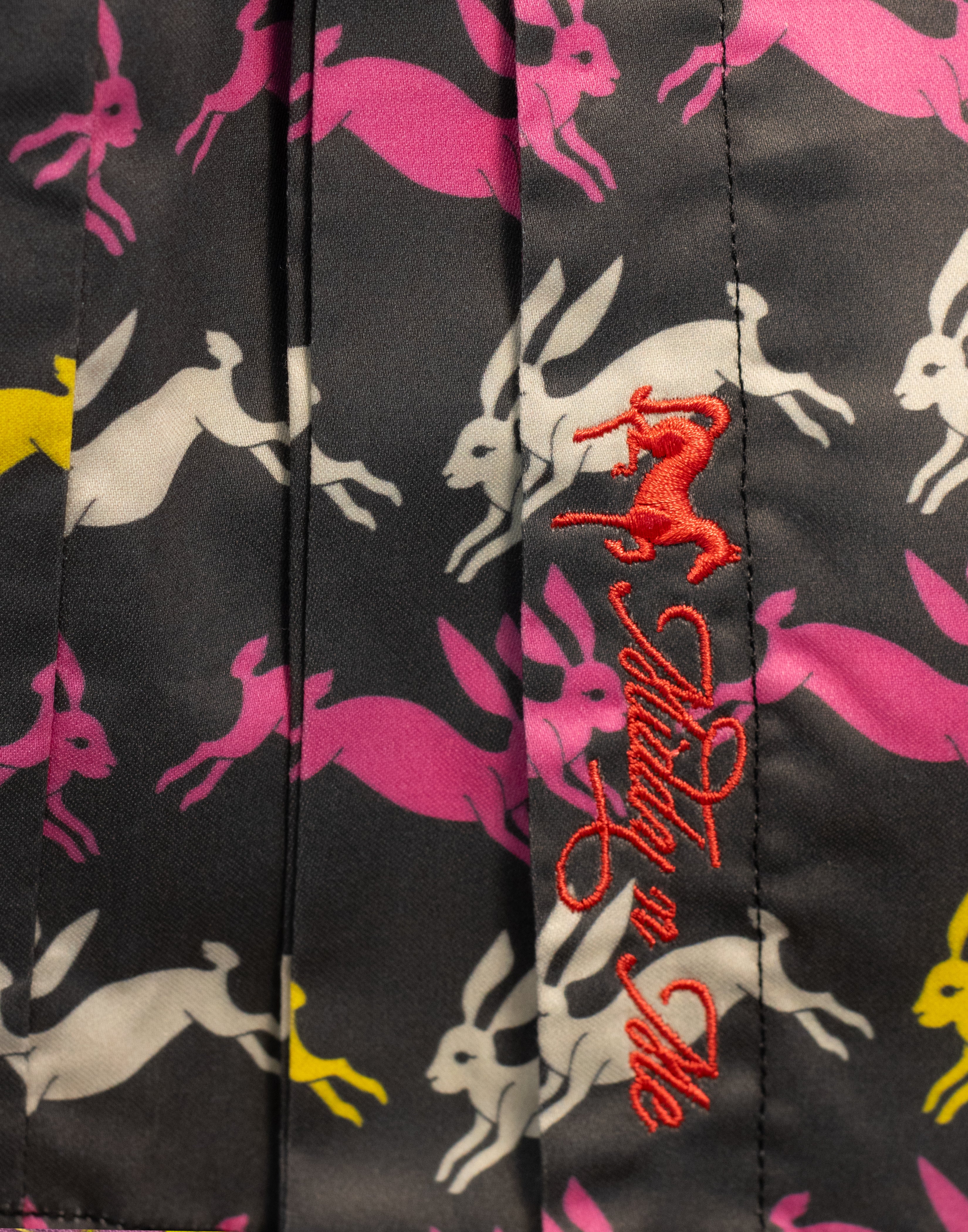 BUNNY PALOOZA SHIRT WITH SASH / SIZE 4 / 28" / SLEEVELESS