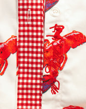 LOBSTA LOVE SHIRT IN RED