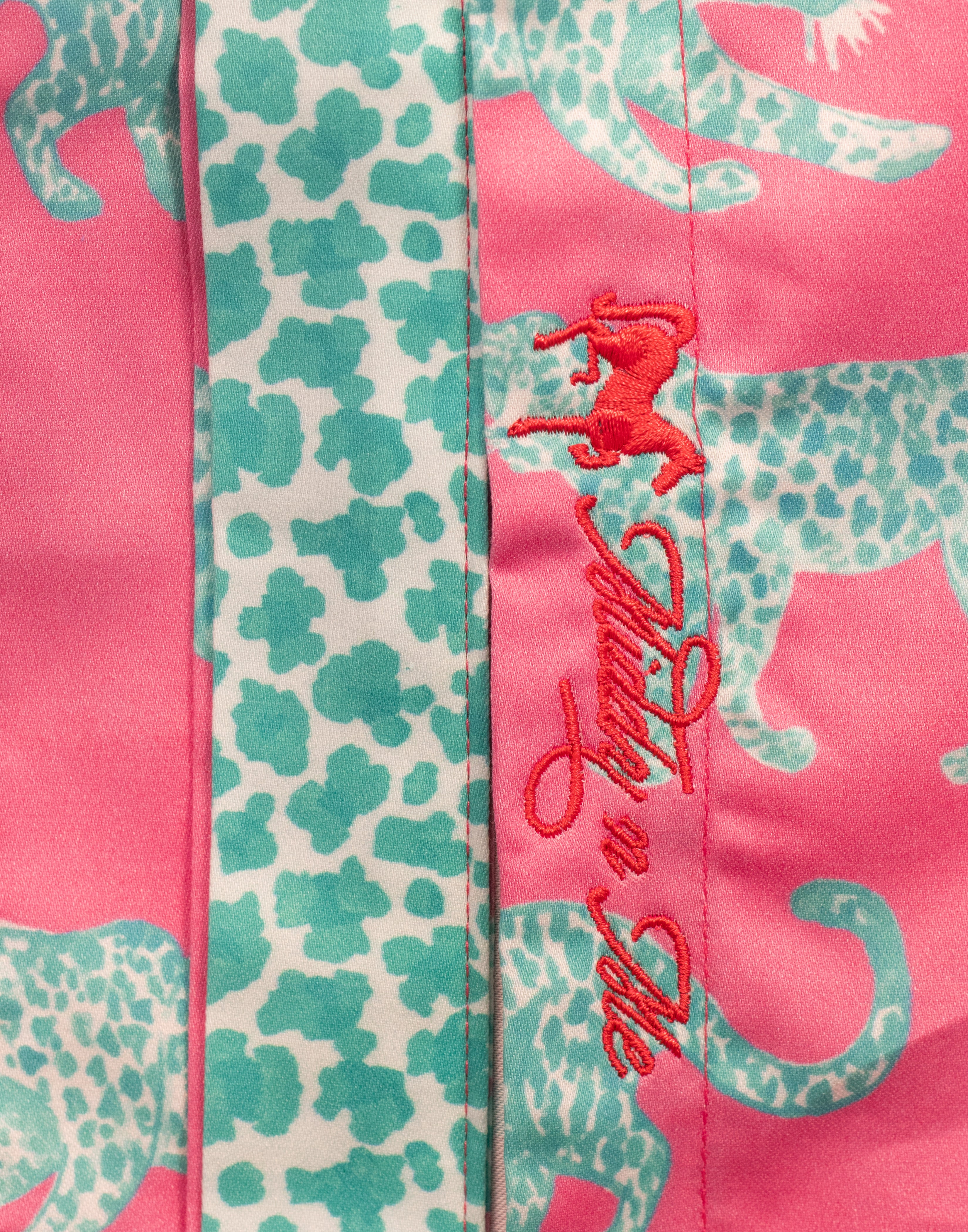 ARABELLA SHIRT IN HIBISCUS / SIZE 4 / 28" / LONG SLEEVE