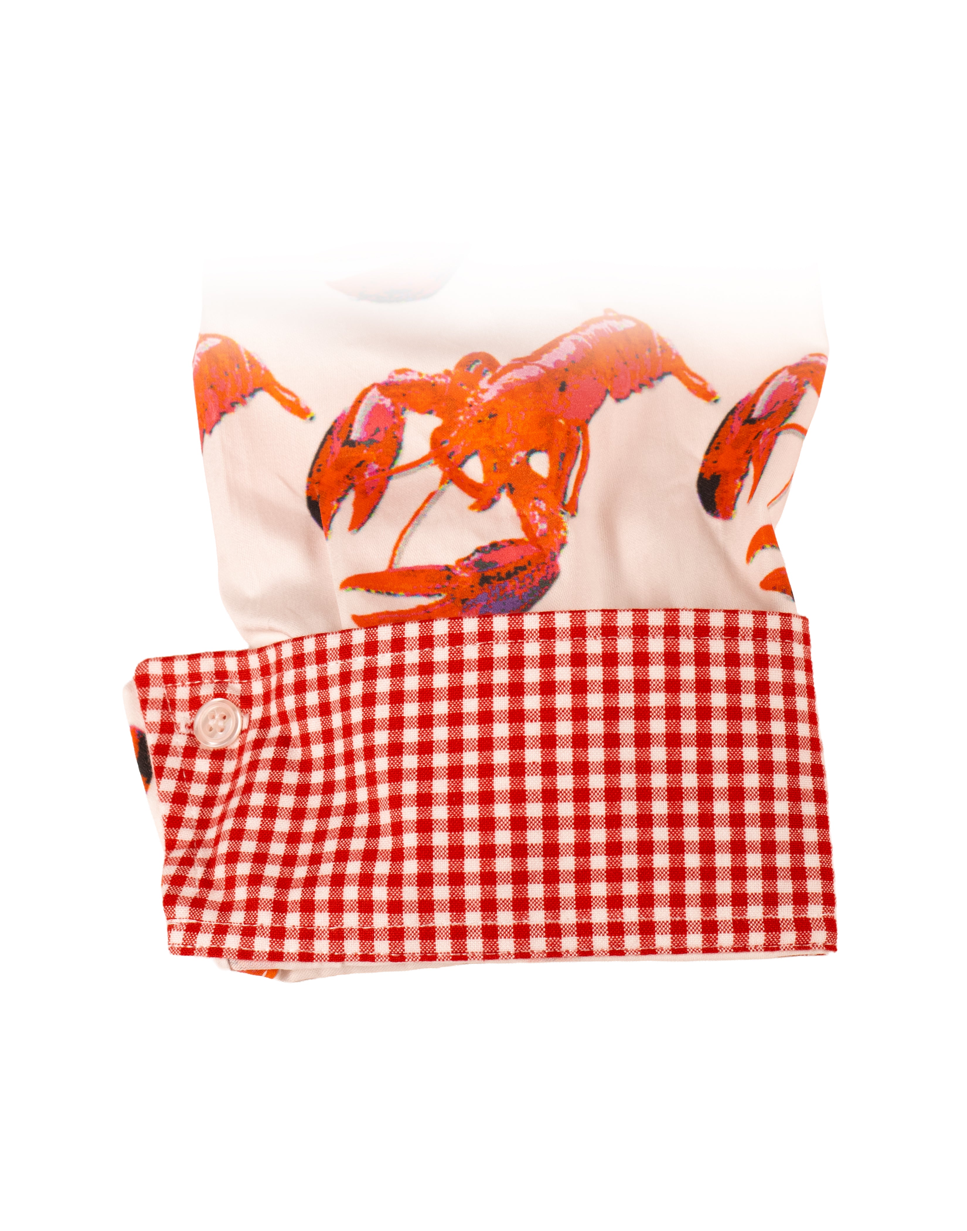 LOBSTA LOVE SHIRT IN RED