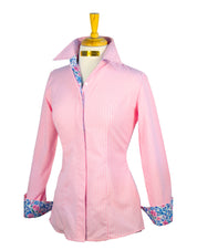 BOTANICAL ON PERFECT PINK / SIZE 4 / 28" / LONG SLEEVE