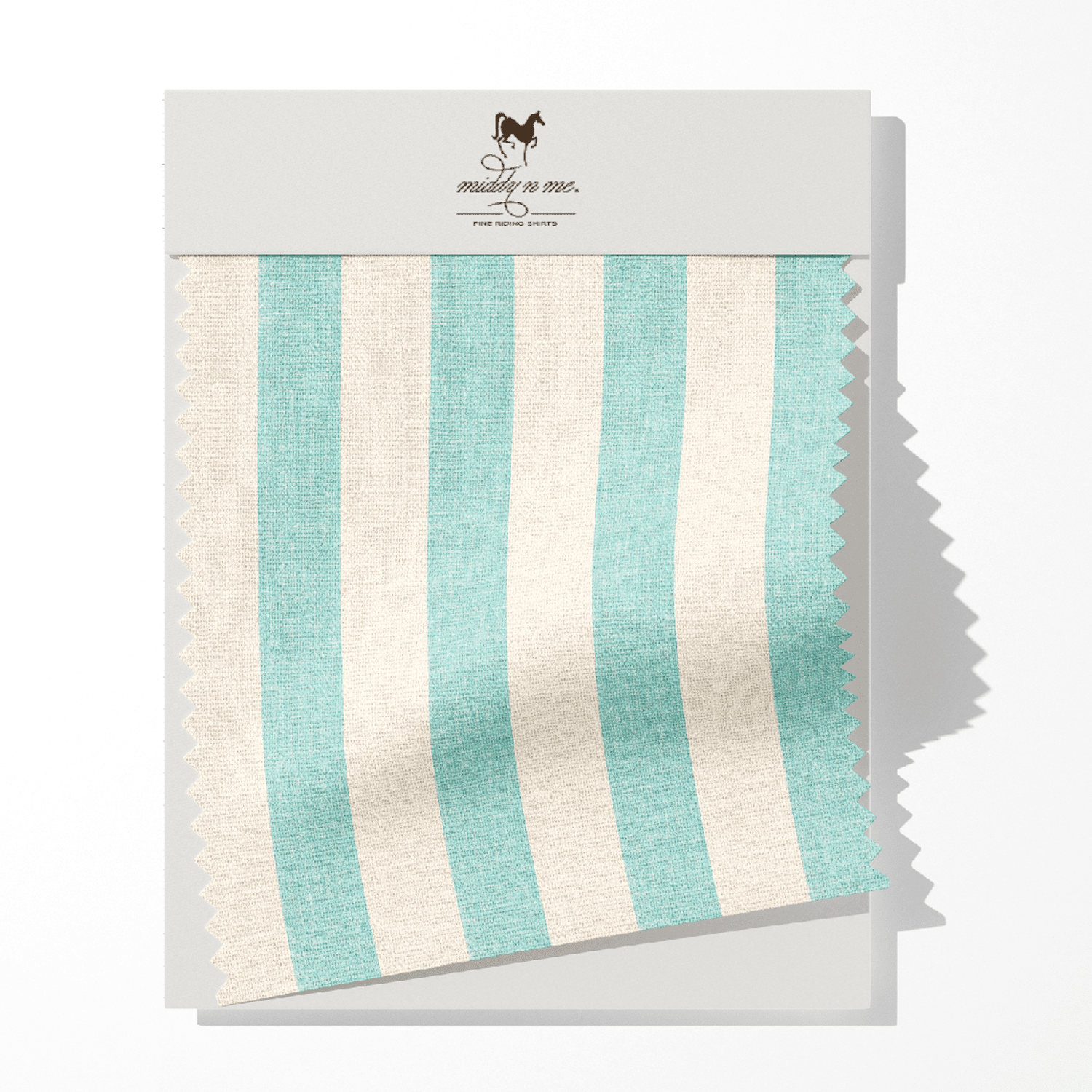 CABANA STRIPE IN AQUA - Middy N' Me