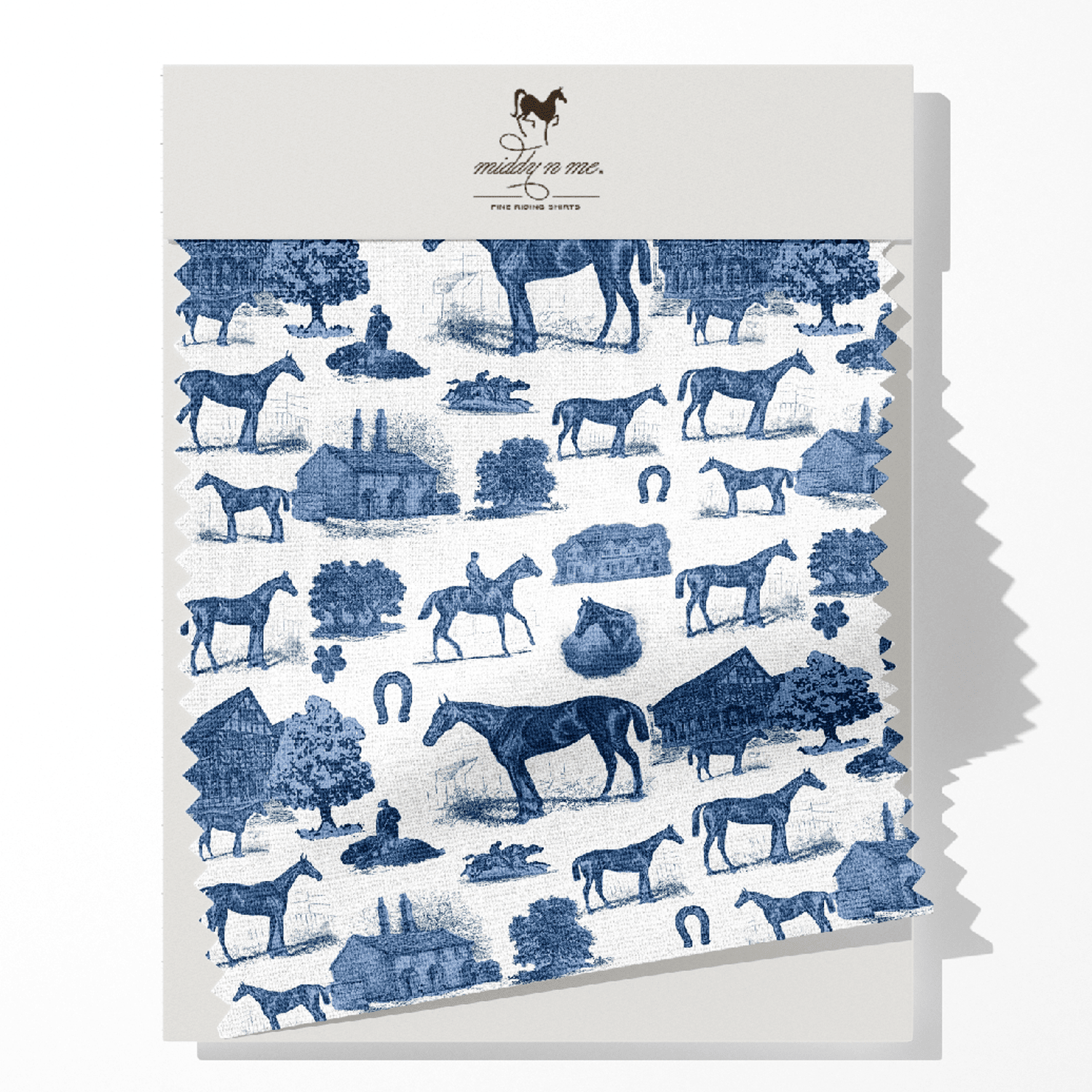 COUNTRY LIVING FABRIC IN NAVY - Middy N' Me