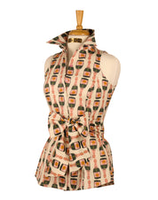 CHAMPAGNYA SHIRT WITH SASH