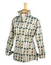 CHAMPAGNYA SHIRT IN BLUE / SIZE 4 / 28" / LONG SLEEVE
