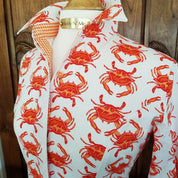 SWEET JANE IN ORANGE CRAB LOVE DRESS - Middy N' Me