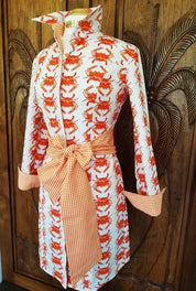 SWEET JANE IN ORANGE CRAB LOVE DRESS - Middy N' Me