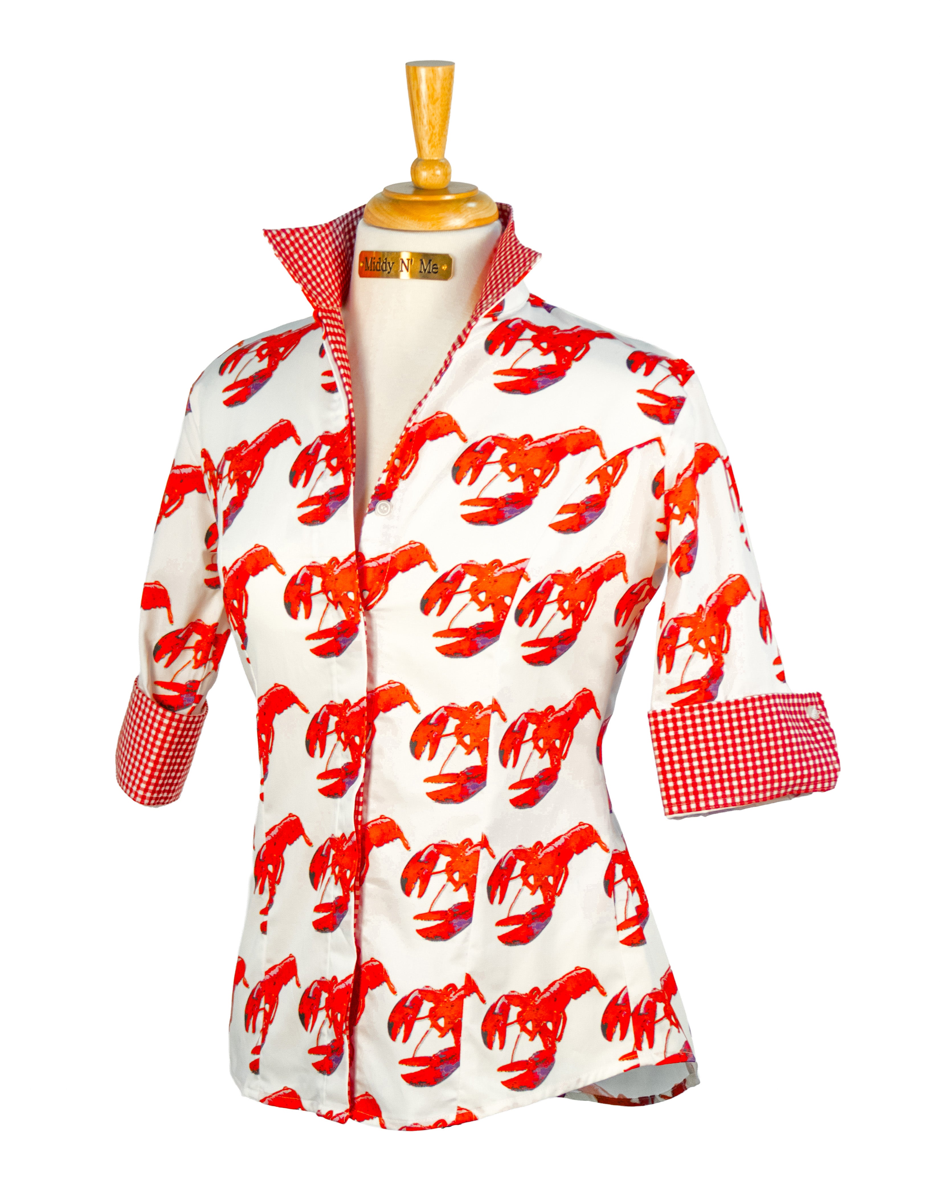 LOBSTA LOVE SHIRT IN RED