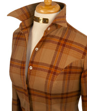 FOREVER FLANNEL SHIRT IN CARAMEL